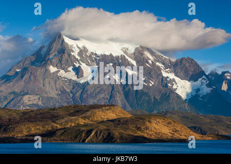 Chile, Magallanes Region, Torres del Paine National Park, Lago Pehoe, morning landscape Stock Photo