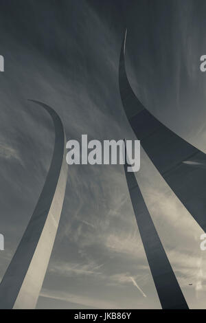 USA, Virginia, Arlington, National Air Force Memorial Stock Photo