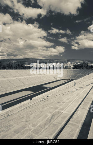 Greece, Central Greece Region, Athens, the Panathenaic Stadium, home of the first modern Olympic Games in 1896 Stock Photo