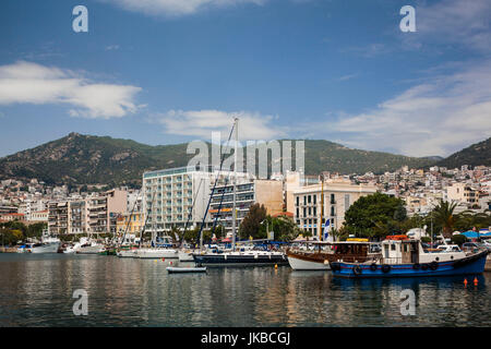 Greece, East Macedonia and Thrace Region, Kavala, Kavala Harbor Stock Photo