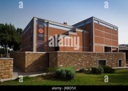 Greece, Central Macedonia Region, Thessaloniki, The Museum of Byzantine Culture, exterior Stock Photo