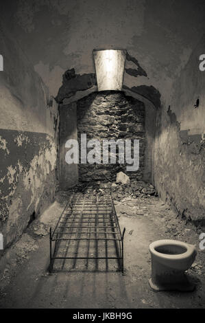 USA, Pennsylvania, Philadelphia, Eastern State Penintentiary, prison built in 1829, interior Stock Photo