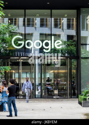 Google London offices at 6 Pancras Square near King's Cross Station Stock Photo