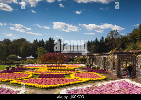 USA, North Carolina, Asheville, The Biltmore Estate, outdoor gardens Stock Photo