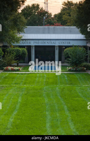 USA, Georgia, Atlanta, Carter Presidential Center, library and museum of fomer President Jimmy Carter, exterior Stock Photo