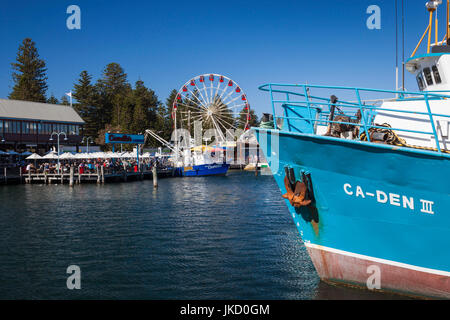 Australia, Western Australia, Freemantle, Fishing Boat Harbour, fishing boats Stock Photo