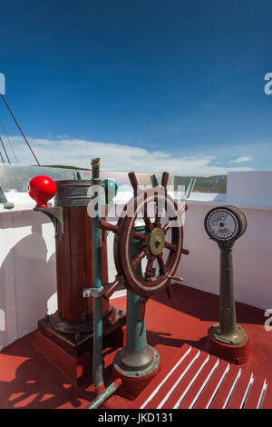 Australia, Western Australia, The Southwest, Albany, Whale World, former Whaling Station, Cheynes IV whalechaser ship, deck view Stock Photo