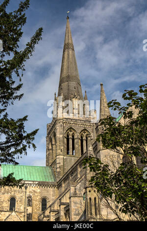 Chichester Cathedral in England. Stock Photo