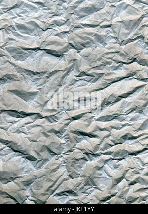 Background from a sheet of crumpled grey paper Stock Photo