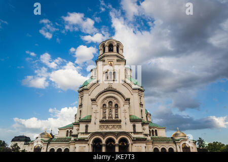 Bulgaria, Sofia, Ploshtad Alexander Nevski Square, Aleksander Nevski Church Stock Photo