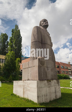 Bulgaria, Sofia, Sculpture Park of Socialist art, sculpture of Lenin Stock Photo