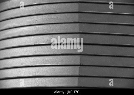dumbbells made of iron, Bodybuilding weights for muscle building Stock Photo