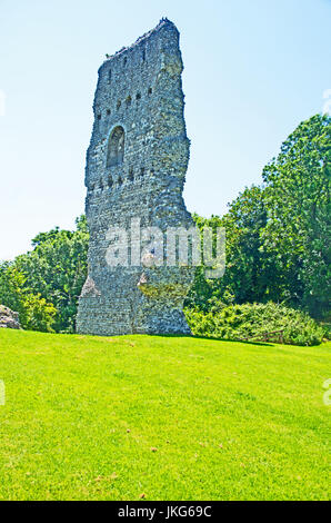 Bramber Castle, Norman, Sussex, England Stock Photo - Alamy