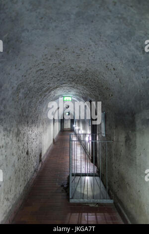 Germany, Bavaria, Obersalzberg, former Nazi air-raid bunker Obersalzberg, bunker interior Stock Photo