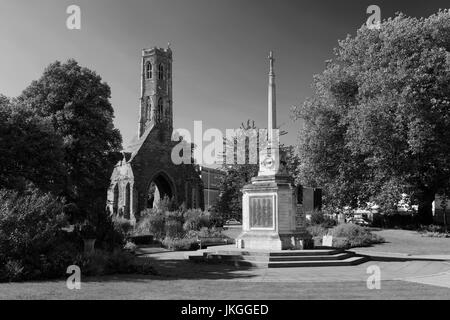 Summer; Greyfriars Tower a Franciscan friary; Kings Lynn town; Norfolk County; England; UK Stock Photo