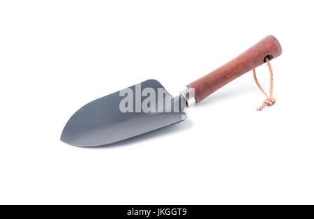 Shovel, Gardening Equipment, Trowel isolated on white background Stock Photo