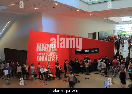 People visit GOMA museum in Brisbane Australia. GOMA Queensland Government of Modern Art is the largest gallery of modern and contemporary art in Aust Stock Photo