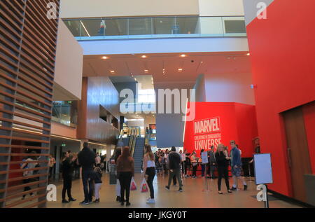 People visit GOMA museum in Brisbane Australia. GOMA Queensland Government of Modern Art is the largest gallery of modern and contemporary art in Aust Stock Photo