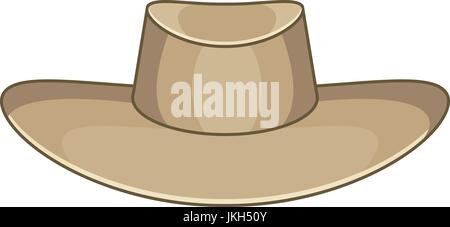 Akubra icon, cartoon style Stock Vector