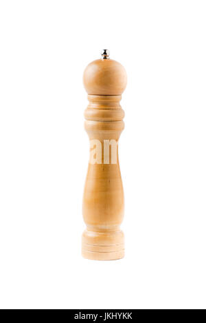 pepper mill or pepper shaker isolated on white background Stock Photo