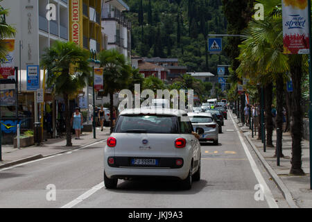 Road and traffic. Riva del Garda. Lake Garda. Italy Stock Photo