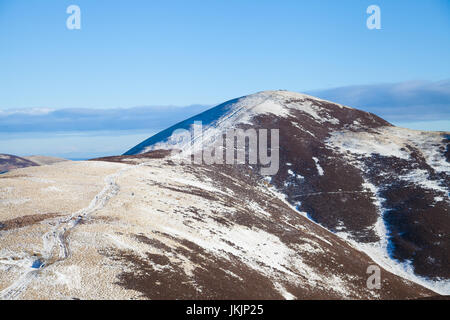 Looking towards Carnethy Hill in the Pentland Hills near Edinburgh. Stock Photo