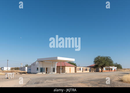 ASAB, NAMIBIA - JUNE 14, 2017: A shopping centre at Asab on the B1-road between Keetmanshoop and Mariental Stock Photo