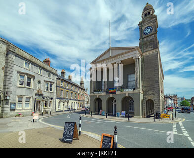 The streets and lanes of Newport on the Isle of Wight, UK Stock Photo