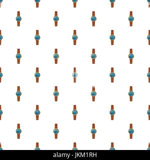 Wristwatch pattern Stock Vector