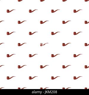 Smoking pipe pattern Stock Vector