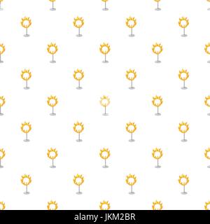 Burning hoop pattern Stock Vector
