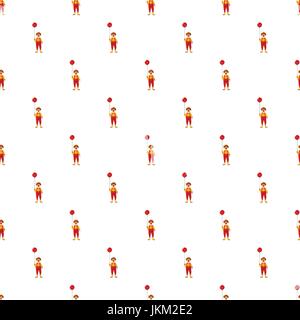 Clown pattern Stock Vector