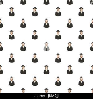 Jew man pattern Stock Vector