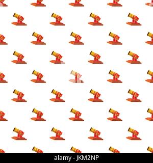 Circus cannon pattern Stock Vector