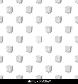 Toilet water tank pattern Stock Vector