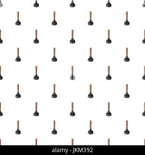 Cup plunger pattern Stock Vector