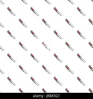 Pipe or monkey wrench pattern Stock Vector