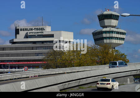 Airport of Tegel, village Reinicken, Berlin, Germany, Flughafen Tegel, Reinickendorf, Deutschland Stock Photo