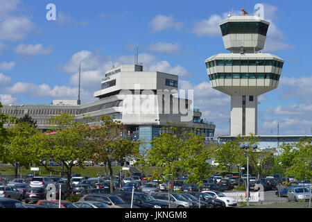 Airport of Tegel, village Reinicken, Berlin, Germany, Flughafen Tegel, Reinickendorf, Deutschland Stock Photo