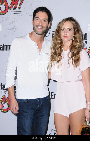 July 22, 2017 - San Diego, CA, U.S. - 22 July 2017 - San Diego, California - Tom Ellis, Lauren German. 2017 Entertainment Weekly's Annual Comic-Con Party held at FLOAT At The Hard Rock Hotel in San Diego. Photo Credit: Birdie Thompson/AdMedia (Credit Image: © Birdie Thompson/AdMedia via ZUMA Wire) Stock Photo