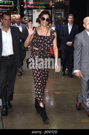 New York, USA. 24th July, 2017. New York, NY, USA. 24th July, 2017. Paula Patton, out promoting TRAFFIK out and about for Celebrity Candids - MON, New York, NY July 24, 2017. Credit: Derek Storm/Everett Collection/Alamy Live News Credit: Everett Collection Inc/Alamy Live News Stock Photo