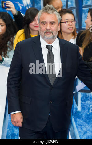 London, UK. 24th July, 2017. Luc Besson attends the 'Valerian And The City Of A Thousand Planets' European Premiere at Cineworld Leicester Square on July 24, 2017 in London, England.  . Credit: Gary Mitchell/Alamy Live News Stock Photo