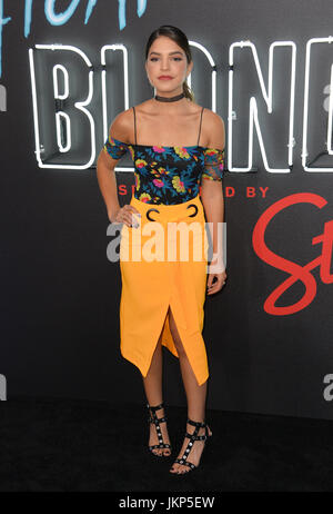 Los Angeles, USA. 24th July, 2017. LOS ANGELES, CA. July 24, 2017: Alexys Gabrielle at the premiere for 'Atomic Blonde' at The Theatre at Ace Hotel, Los Angeles. Credit: Sarah Stewart/Alamy Live News Stock Photo