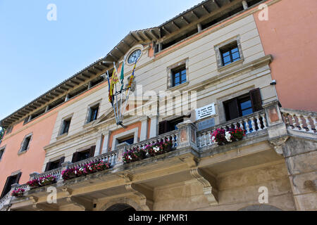 Town hall in the municipality of Ripoll, in Catalonia, Spain Stock Photo