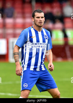 Pascal Groß of Brighton & Hove Albion with the ball during the Premier ...