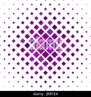 Colored abstract square pattern background - geometric vector illustration from diagonal squares in purple tones Stock Vector