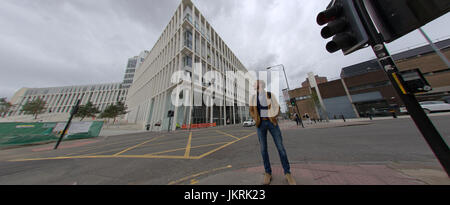 Glasgow, Scotland, UK. 20th July. Today the City of Glasgow College's new city campus   has been shortlisted for the Royal Institute of British Archit Stock Photo