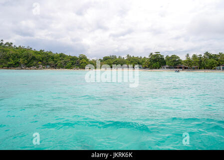 Snorkeling point with beautiful coralscape at Racha Island Phuket Thailand Stock Photo