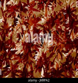 Vector palm trees seamless pattern background with hand drawn elements. Stock Vector