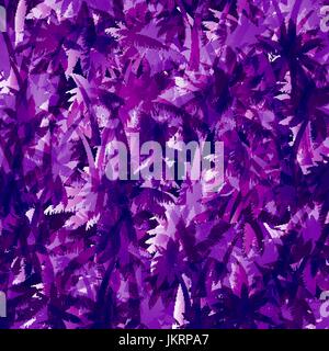 Vector palm trees seamless pattern background with hand drawn elements. Stock Vector